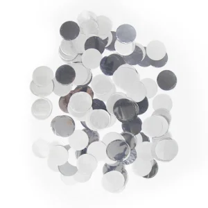 CONFETTI CORIANDOLI ORO ARGENTO LAMINATI PER DECORAZIONE DELLA TAVOLA
