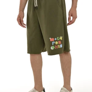 Bermuda in cotone regular DPE 2433 verde SS25