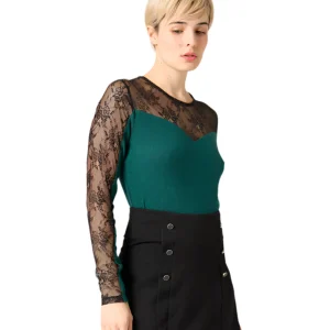 Maglia Naf Naf con maniche in pizzo