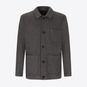 Giacca Camicia Canterbury In Jersey Micro Fantasia