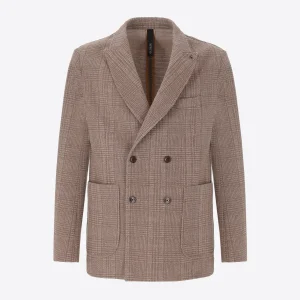 Giacca Doppiopetto Belton In Tessuto Comfort Principe Di Galles