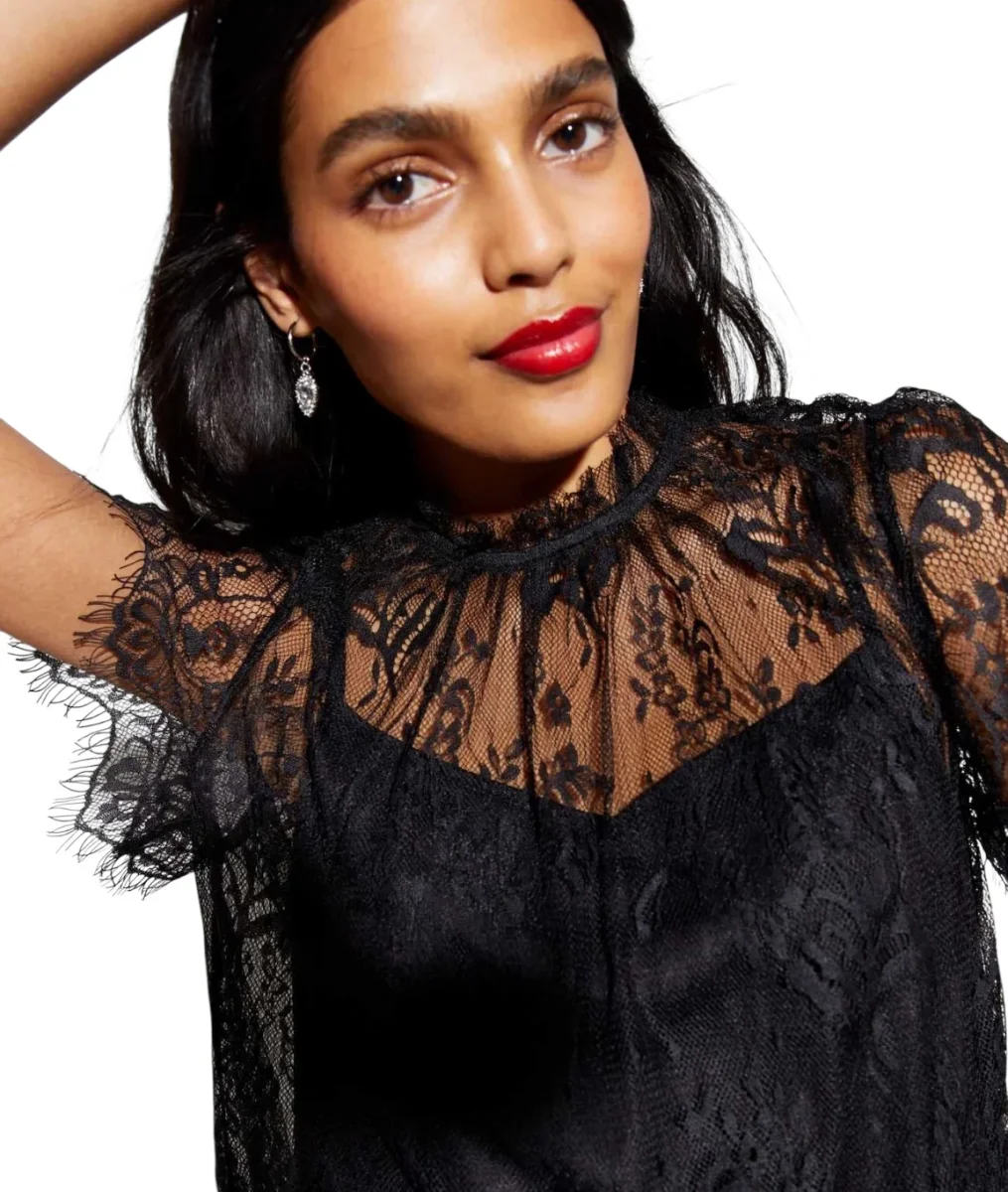 Top in pizzo Pinko - immagine 4