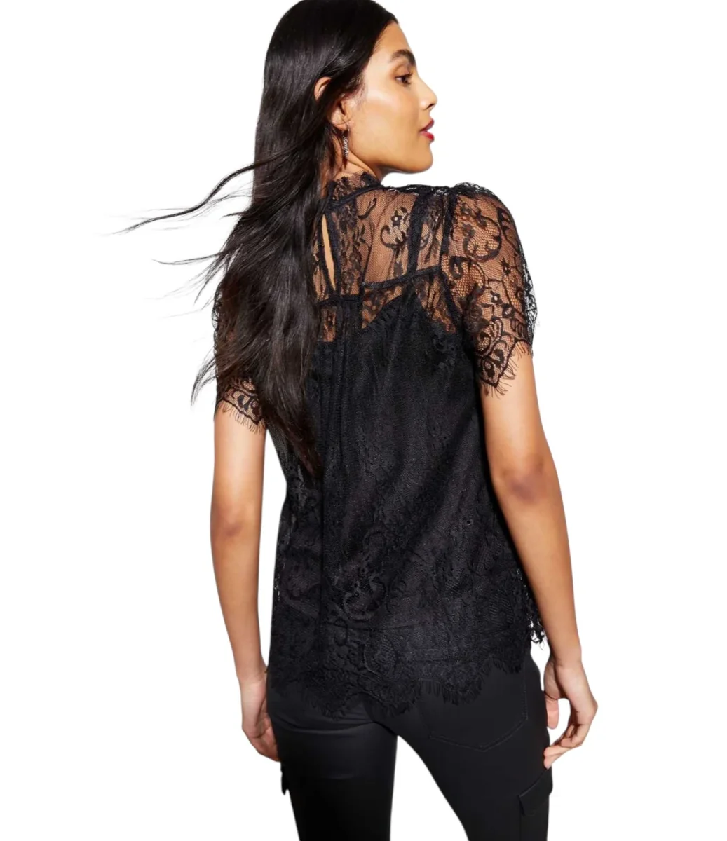 Top in pizzo Pinko - immagine 3