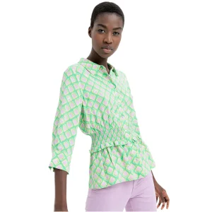 Camicia Fracomina regular in fantasia geometrica