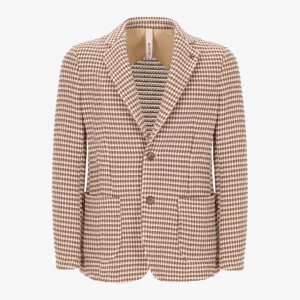 Giacca Reg in Maglia di Cotone Multicolor