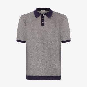 Polo Barga in Cotone Crêpe Vanisé