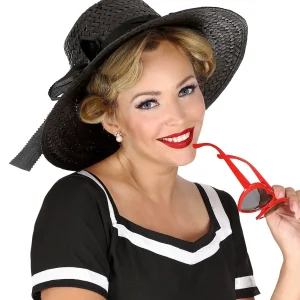 CAPPELLO VIA COL VENTO IN PAGLIA CON FIOCCO