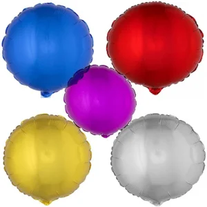 PALLONE COLORATO ROTONDO 46 CM IN FOIL